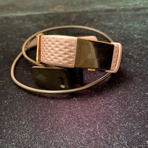 FitBit Charge 2 with Charger and Lavender Band